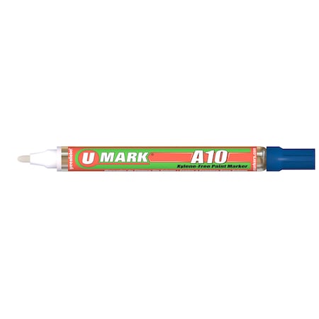 U-Mark A10 Paint Marker Blue 2mm 12/bx 10102